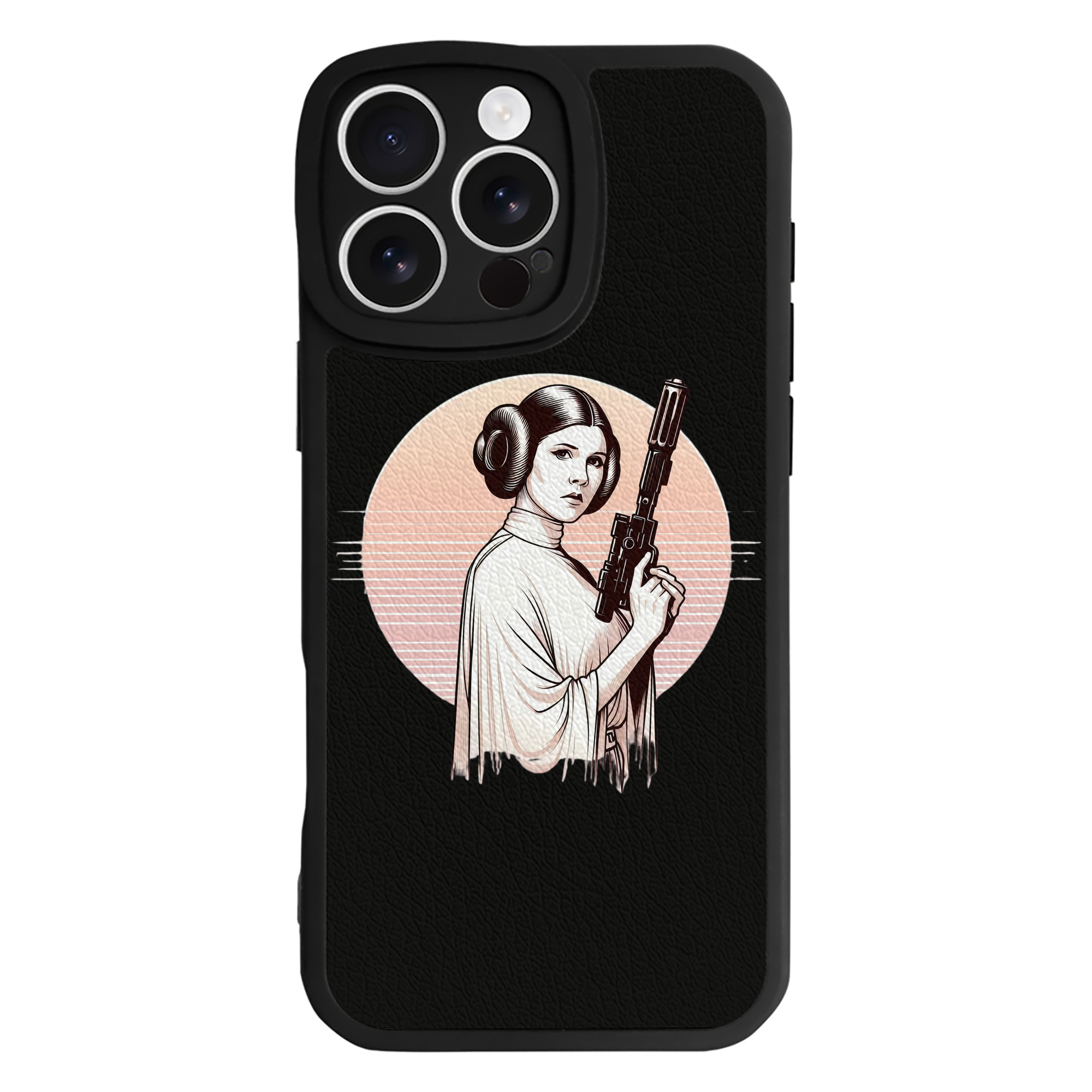 （画像用） スター・ウォーズ Star Wars 【iPhone 16シリーズ対応】シリコンスマホケース（レザー調） 材質：シリコン